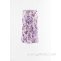 Print woven pleated skirt for Sale